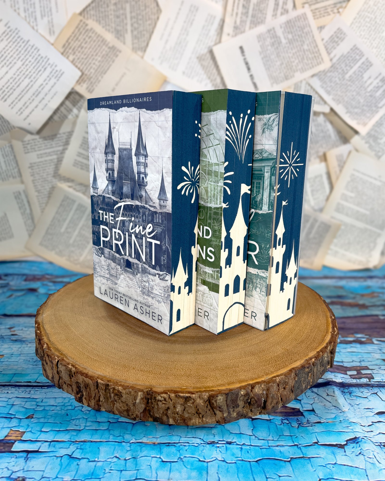 The Dreamland Billionaires Series (One Fine Print, Terms & Conditions, Final Offer) by Lauren Asher